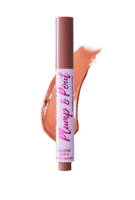 PLUMP & POUT PLUMPING GLOSS STICK “Glazing For U- Nude Beige”