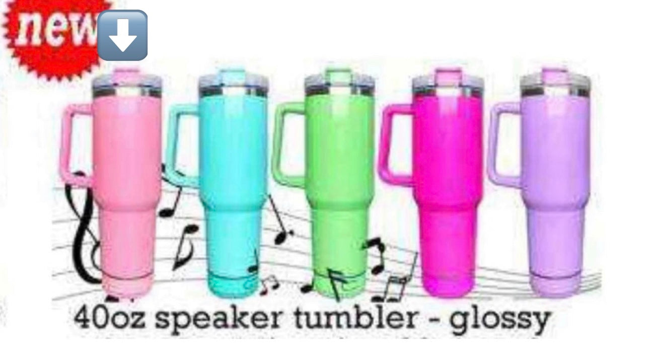 Speaker Tumbler Light Pink