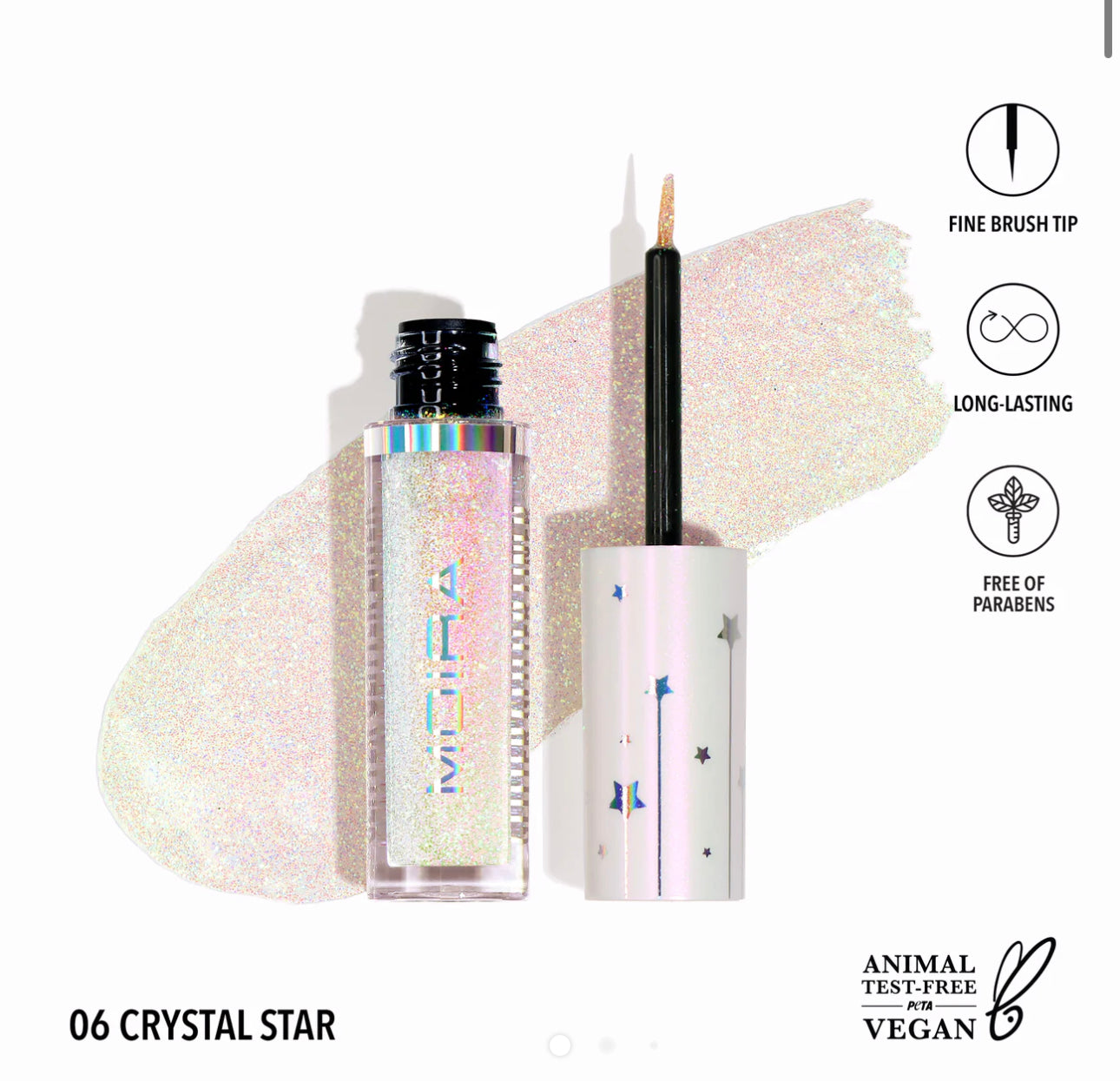 MOIRA Glitter Glitter Liner (006, Crystal Star)