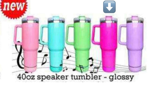 Speaker Tumbler HOT PINK