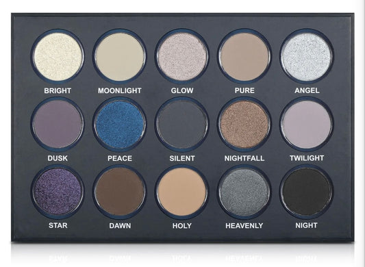 Paleta de sombras de ojos Silent Night de Lurella